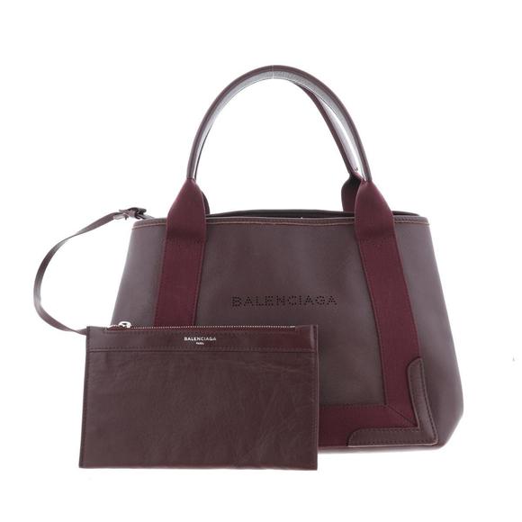 Balenciaga Blue Cover S Tote Bag Bordeaux - Picture 1 of 6
